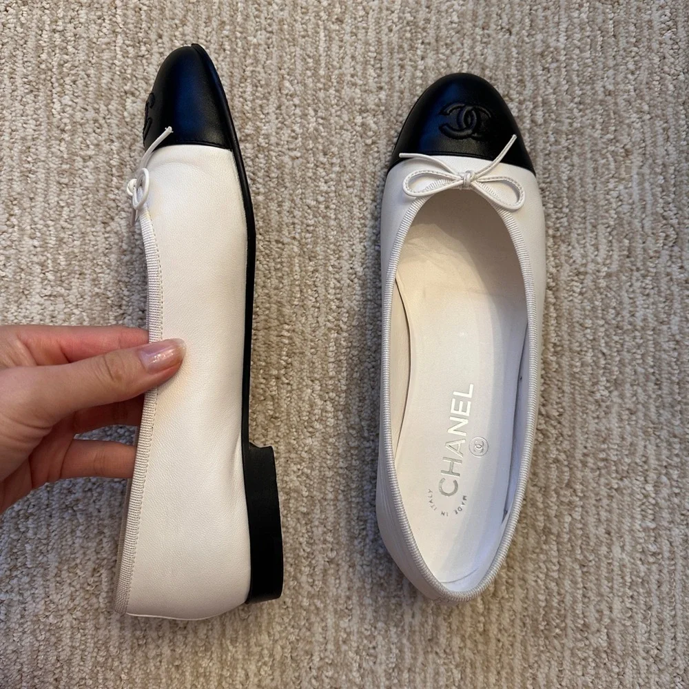 Chanel ballerina shoes 38 - Picture 2 of 11